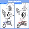 CILOYU Dirt Bike Training Wheels Replacement for Razor MX350 MX400 MX500 MX650 Electric Dirt Rocket Bike Accessories Parts Adjustable Height for Kids Electric Dirt Bike (Silver) view 4