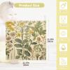 WELLDAY Herbs Muslin Baby Washcloths, 3 Pack of Cotton Newborn Wash Cloths, Extra Soft & Ultra Absorbent Baby Towels, 12 X 12 in view 3