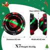 X7 Responsive Yoyo for Kids, Professional Trick Yoyo with KK Bearing, Bearing Removal Tools, Bag, 10 Yo-yo Strings (Black Green Red) view 2
