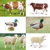 15pcs Farm Animal Toys for 3 4 5 6 7 Years Old Toddlers Girls Boys, Plastic Toy Farm Animal Figurines Playset with Cow Horse Dog Cat and etc, Educational Learning Toys & Birthday Easter Gifts view 3