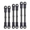 6Pcs Adjustable Aluminum Rod Link Steering Links for 1/10 RC Car BL-2S Slash 4x4 4WD Upgrade Parts Accessories (Black) view 2
