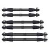 6Pcs Adjustable Aluminum Rod Link Steering Links for 1/10 RC Car BL-2S Slash 4x4 4WD Upgrade Parts Accessories (Black) view 3