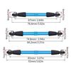 6Pcs Adjustable Aluminum Rod Link Steering Links for 1/10 RC Car BL-2S Slash 4x4 4WD Upgrade Parts Accessories (Black) view 4