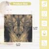WELLDAY Owl Eyes Muslin Baby Washcloths, 3 Pack of Cotton Newborn Wash Cloths, Extra Soft & Ultra Absorbent Baby Towels, 12 X 12 in view 3