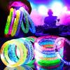 AIRNEY 120 PCS Led Glow Sticks Bracelets Glow In the Dark Party Supplies, Light Up Bracelets for Kids Adults, Party Favors for Christmas, Halloween, New Year Party Light Up Toys Gifts (120) view 1