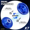 X7 Responsive Yoyo for Kids Level - Wabesmanis Yoyo with Dual Function, Professional Unresponsive Yoyos with 10 Strings, Case, KK Bearing, Axle, Bearing Tools view 2