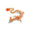 3D Printed Luminous Cherry Blossom Dragon Model, Cool hinged Luminous Cherry Blossom Dragon Statue 11 inches with Movable Joints, Suitable for Birthday Desktop Decoration Gifts (Orange) view 1
