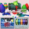 QOUXZ Dynamic 3D Printed Dragon Eggs with Dragon InsideWings Movable Feathered Wyvern,Full Articulated Crystal Flying Fidget Archaeoptera Animals Toy view 3
