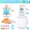30 Sets Turtle Squeeze Toy Sensory Turtle Stress Ball Including Cute Mini Turtles Motivational Cards Organza Bags Positive Appreciation Gifts for Teacher Funny Graduation End of Year Gifts for Student view 2