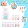 30 Sets Turtle Squeeze Toy Sensory Turtle Stress Ball Including Cute Mini Turtles Motivational Cards Organza Bags Positive Appreciation Gifts for Teacher Funny Graduation End of Year Gifts for Student view 3