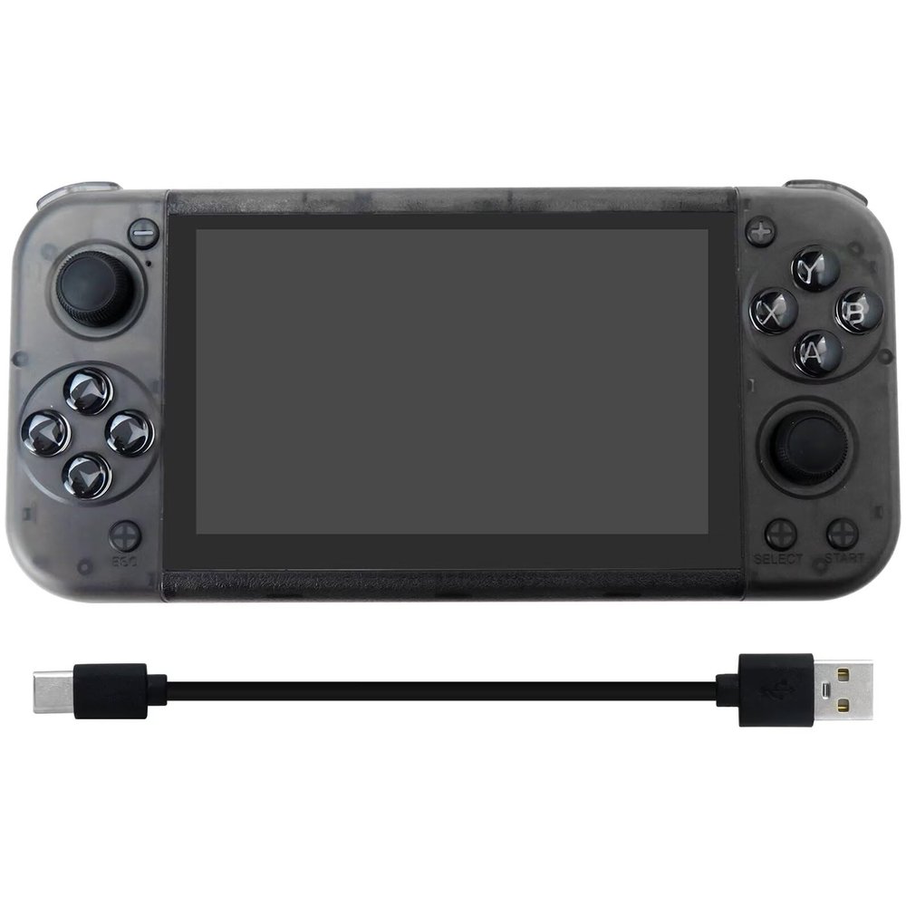 Qblahip 2025 Handheld Gaming Gaming 5-inch HD Color Screen, 15000+ Classic Games, 64 GB Large Storage, Dual 3D Joystick Accurate and Non Drifting, Non Slip Hand Feel