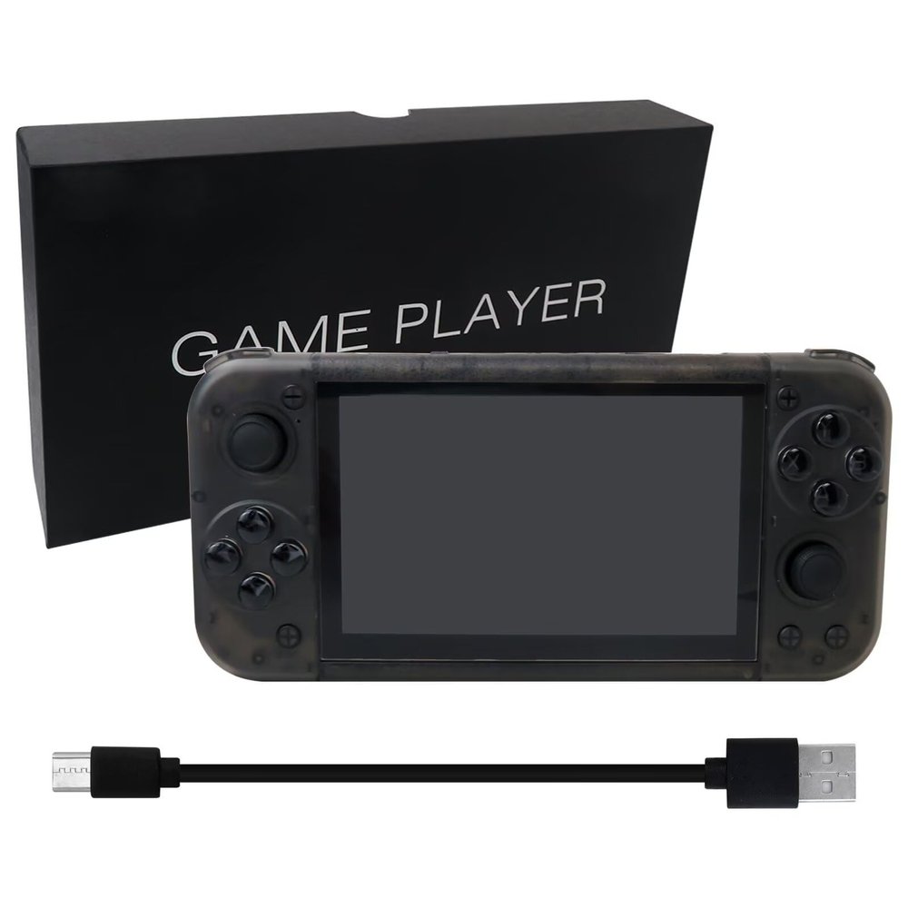 Qblahip 2025 Portable Handheld Gaming Gaming w/High Resolution Screen, 15000+ Classic Retro Games, 30+Game Format 5-inch HD Eye Protection Screen Larger Storage