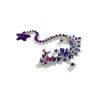 3D Printed Luminous Cherry Blossom Dragon Model, Cool hinged Luminous Cherry Blossom Dragon Statue 11 inches with Movable Joints, Suitable for Birthday Desktop Decoration Gifts (Purple) view 1