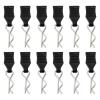 Micro Traders 30PCS RC Body Clips Compatible with Redcat Racing Compatible with HPI Compatible with Himoto 1:14 1:16 1:18 Scale 1mmx20mm RC Model Bent R Pins view 1