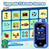 Kids Smart Phone for Boys Ages 3-8, Toy Cell Phone for Kids, Christmas Birthday Gifts for Boys, Toddler Learning Play Toy Phone with Touchscreen, Dual Camera, Game, Music, Storybook, 8GB SD Card(Blue) view 4