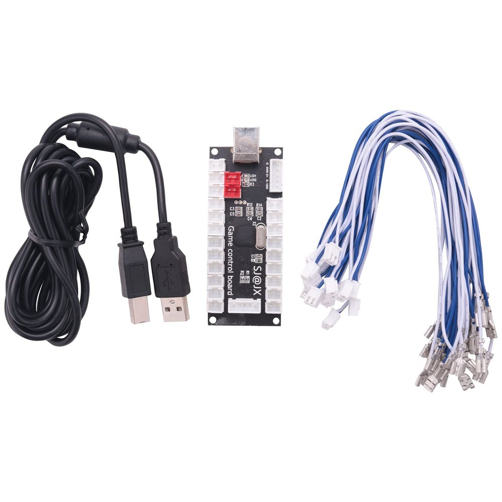 AROVHAR Zero Delay Arcade Usb Encoder Pc To Joystick For Mame Jamma & Other Pc Fighting Games