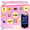 Kids Smart Phone for Girls Ages 3-8, Toy Cell Phone for Kids, Christmas Birthday Gifts for Girls, Toddler Learning Play Toy Phone with Touchscreen, Dual Camera, Game, Music, Story, 8GB SD Card view 4