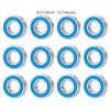 RC Car Bearings Parts for Tamiya Frog for Super Blackfoot Stadium Blitzer 12 Pcs Rubber Sealed Bearing Kit RC Car Upgrade Parts Accessories view 2