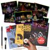 20 PCS Cityscape Scratch Art Book for Teen & Adults: DIY Colorful City Series Painting Paper | ASMR Stress-Relief Engraving Kit Scratchboard | DIY Sketch Card Creative Craft Toy (Rainbow Landmarks) view 1