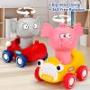 AugToy Press and Go Toy Cars for Toddlers 1-3 Push Go Animal Racing Baby Cars Toys Infant 6-12-18 Months Toys for 1 Year Old Boy Girl First Birthday Gifts for One Two 2 Year Old Toddler Toys 1-2 2-3 view 3