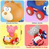 AugToy Press and Go Toy Cars for Toddlers 1-3 Push Go Animal Racing Baby Cars Toys Infant 6-12-18 Months Toys for 1 Year Old Boy Girl First Birthday Gifts for One Two 2 Year Old Toddler Toys 1-2 2-3 view 4