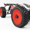 1/18 RC Car 4PCS Wheel Rims Tires Upgrades for 1/18 ARRMA Typhon Grom (Red) view 3
