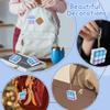 Keyboard Fidget Toy, Keyboard Fidget Keychain 9-in-1 Keyboard Decompression Button Finger Clicker Toys Stress Relief Fidget Gifts (3 Colors- Blue Purple) view 4