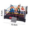 ariarly Fighting Toys Wrestling Toys Wrestler Warrior Game with 4 Boxing Wrestlers Funny Wrestling Ring Set Kids view 4