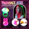 Leyndo 150 Pcs LED Light up Rings Party Favors Glow in the Dark, Animal Glow Rubber Rings Jelly LED Finger Lights for Kids Birthday Valentine's Day Goodie Bags Concert Shows Party Supplies(Animal) view 2