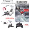 XMFHANG 4CH RC Jet Fighter, Su35 RC Plane for Beginners, 2.4Ghz Remote Control Airplane for Adults, Fighter Warplane with 6 Axis Gyro Stabilizer, 3D/6G Fly Mode, 2 Batteries, Easy to Fly view 2
