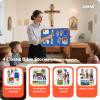 CHEFAN 4 Pack Felt Board Bible Stories Set, Flannel Board Stories, Nativity Flannel Graph Bible Toy for Kids, Include Ruth and Naomi, Crossing The Jordan River, Moses is Born, Jacob Wrestles with God view 2