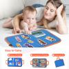 CHEFAN 4 Pack Felt Board Bible Stories Set, Flannel Board Stories, Nativity Flannel Graph Bible Toy for Kids, Include Ruth and Naomi, Crossing The Jordan River, Moses is Born, Jacob Wrestles with God view 3