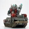 1/35 BC-005 Tesla Tank GlueFree Gun Turret Movable w/Tesla lamp Assembly Plastics Model kit view 2