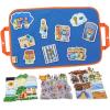 CHEFAN 4 Pack Felt Board Bible Stories Set, Flannel Board Stories, Nativity Flannel Graph Bible Toy for Kids, Include Joseph The Prince of Egypt, In The Beginning,Ten Commandments,Crossing The Red Sea view 1