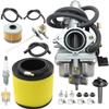16100-HM8-B01 Carburetor Kit, compatible with for Honda TRX 250 Recon250 TRX250TM TRX250TE ATV Carburetor, replaces 17254-HM8-000 and 16950-HN7-003. view 2