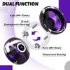 7YO S8 Yoyo Professional for Kids 8-12, Dual Function YoYo with Case, 10 Strings, KK Bearing, Bearing Removal (Purple Silver) view 4