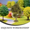 Abaodam Miniature Landscape Tree Handmade Tree for Desk Bookshelf Decor Realistic Scenery for Enhancement Greenery for Spaces view 2