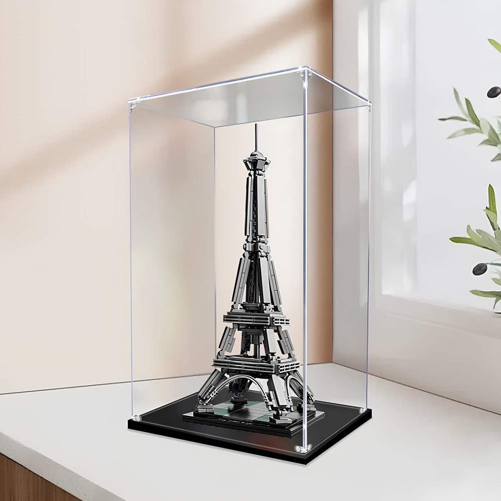 Clear Acrylic Display Case, Self-Assemble High Transparency Display Box, 25x65x15cm/10x26x6in, Dustproof Protection Showcase for Collectibles, Action Figures, Dolls, Models Toys, Commemorative
