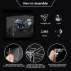 Clear Acrylic Display Case, Self-Assemble High Transparency Display Box, 25x65x15cm/10x26x6in, Dustproof Protection Showcase for Collectibles, Action Figures, Dolls, Models Toys, Commemorative view 4