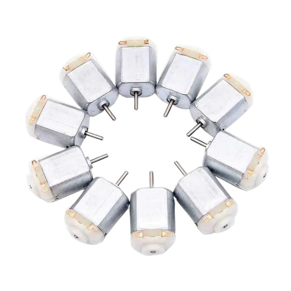 10Pcs 130 Micro DC Motor 3V-6V 8000RPM Miniature Electric motor four-wheel motor small DIY Toys Hobbies Smart Car