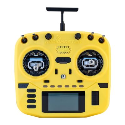 Radiomaster Boxer Crush Radio Controller Transmitter EdgeTX Operating System and ExpressLRS RF System Pre-Installed (ELRS Mode 2-Yellow)