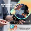 MAGICYOYO K2 Responsive Yoyo for Kids 8-12 , Professional Finger Spin Yoyo for Adualts, Beginners Yo-Yo with 2 Yo yo Gloves, 2 Bags12 Yo yo Strings (Crystal Black Orange + Blue Orange) view 3