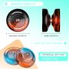 MAGICYOYO K2 Responsive Yoyo for Kids 8-12 , Professional Finger Spin Yoyo for Adualts, Beginners Yo-Yo with 2 Yo yo Gloves, 2 Bags12 Yo yo Strings (Crystal Black Orange + Blue Orange) view 4