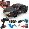 1/16 Fast RC Cars for Adults, RC Drift Car with ESP Gyro, 50KM/H High-Speed 4WD, Full Proportional Control, LED Light, 2 Rechargeable Batteries, RTR Drifting for Adults, Gift for Boys Kids and Girls view 1