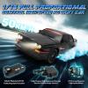1/16 Fast RC Cars for Adults, RC Drift Car with ESP Gyro, 50KM/H High-Speed 4WD, Full Proportional Control, LED Light, 2 Rechargeable Batteries, RTR Drifting for Adults, Gift for Boys Kids and Girls view 2