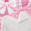 jejeloiu Girls Princess Fleece Throw Blanket Baby 30"x40" Cartoon Castle Pink Bownot Polka Dots Sherpa Blanket Plush Fuzzy for Kids Boys Dreamy Fairy Tale for Bed Couch Chair Living Room Room Decor view 4