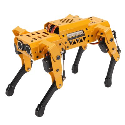 Robot Dog, Scratch Python Programmable Metal Ai Smart Bionic Bionic Robot Kit with Voice App Remote Control, Will Dance and Kungfu, for Open Source Hardware