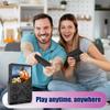 FIOPAZ for R40SPRO Silicone Case, Soft Protective Cvoer for 30000 in 1 R40S Pro Handheld Game Console, Compatible with Palm Games R40s Pro Accessories, Anti-Scratch Washable with Lanyard (Black) view 2