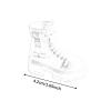 1/6 Action Figures Short Boots Costume Accessories for 30cm Doll 12 inch Female Doll Studded Boots Ball Jointed Doll Shoes, White view 2