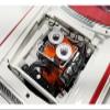 1964 330 White with Red Graphics and Stripes Limited Edition to 504 Pieces Worldwide 1/18 Diecast Model Car by Acme A1806900 view 2